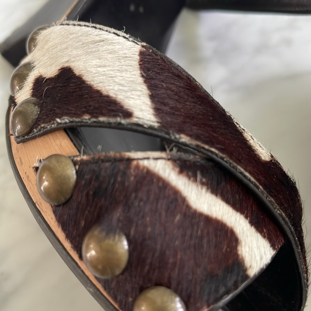 BCBGMaxazria Brown and White Women's Heels - Picture 12 of 12